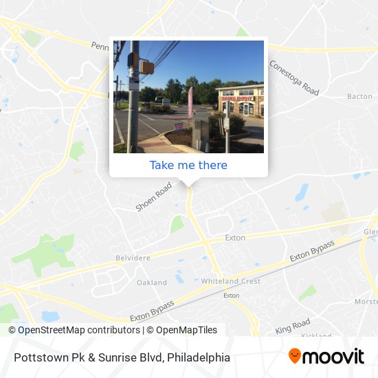 Mapa de Pottstown Pk & Sunrise Blvd