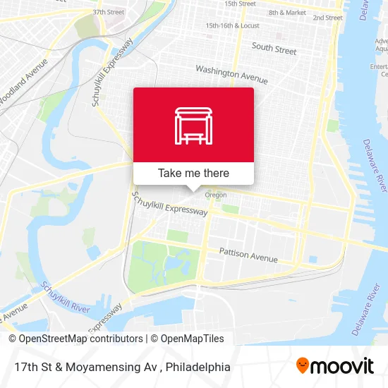 17th St & Moyamensing Av map