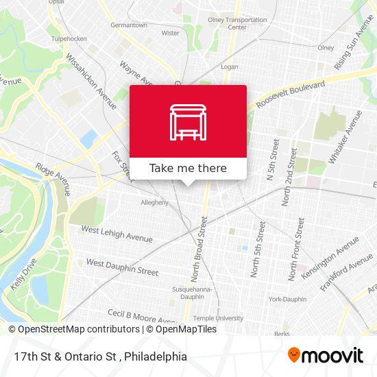 Mapa de 17th St & Ontario St