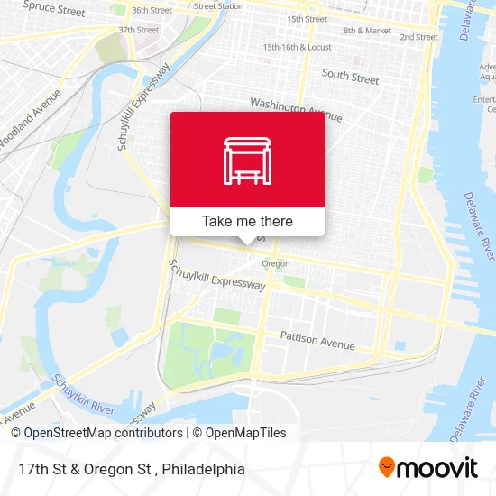 17th St & Oregon St map