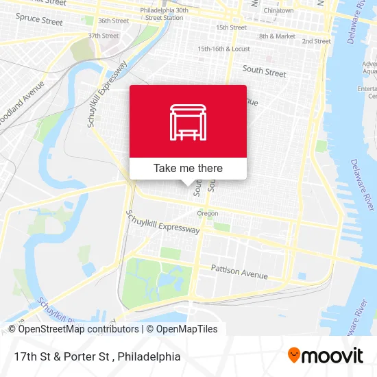 17th St & Porter St map