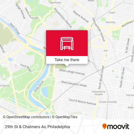 29th St & Chalmers Av map