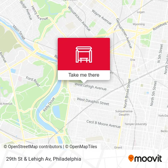 29th St & Lehigh Av map