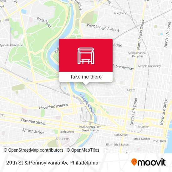 29th St & Pennsylvania Av map