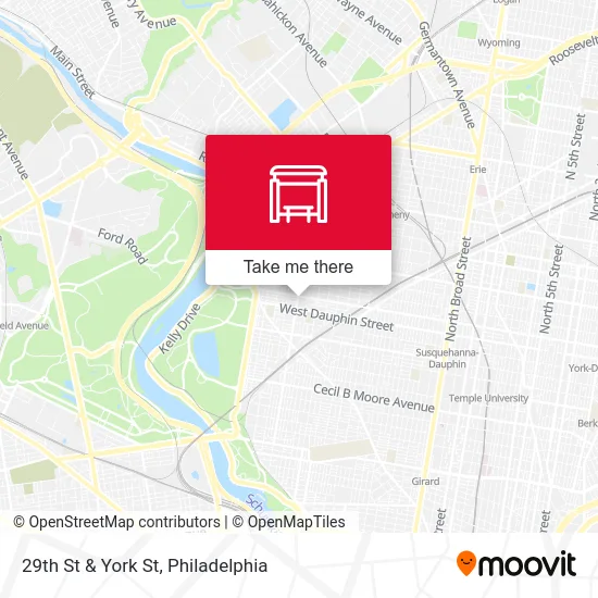 29th St & York St map