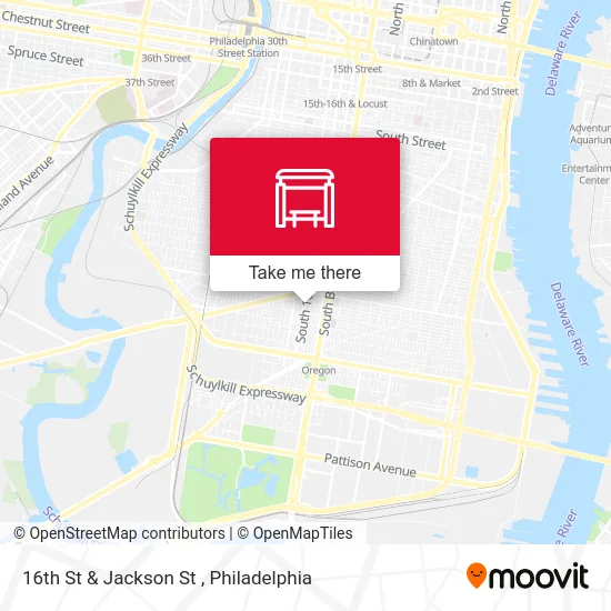 16th St & Jackson St map