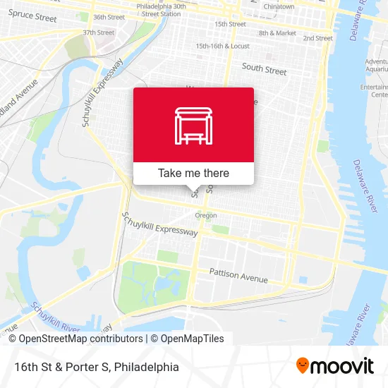 16th St & Porter S map