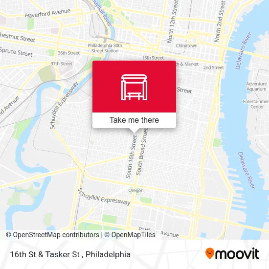 16th St & Tasker St map