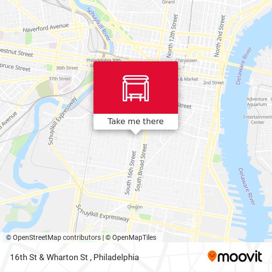 Mapa de 16th St & Wharton St