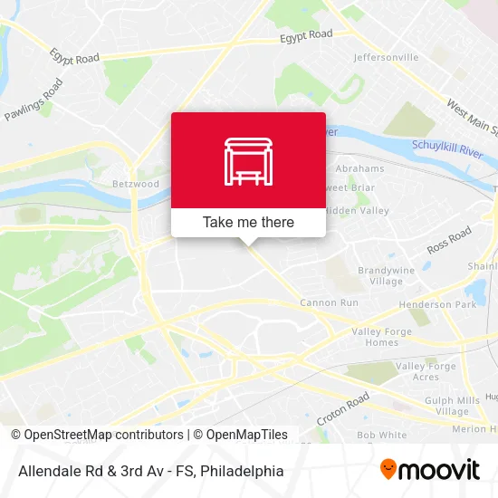 Allendale Rd & 3rd Av - FS map