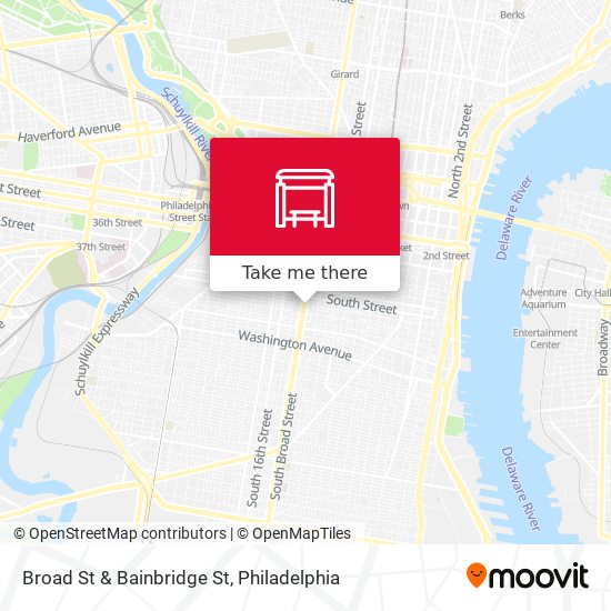 Mapa de Broad St & Bainbridge St