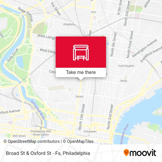 Broad St & Oxford St - Fs map