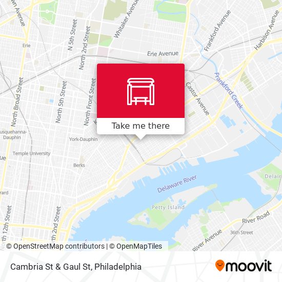 Mapa de Cambria St & Gaul St