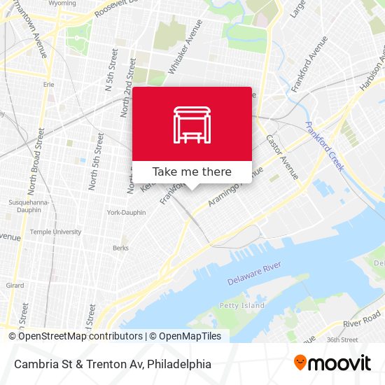 Mapa de Cambria St & Trenton Av