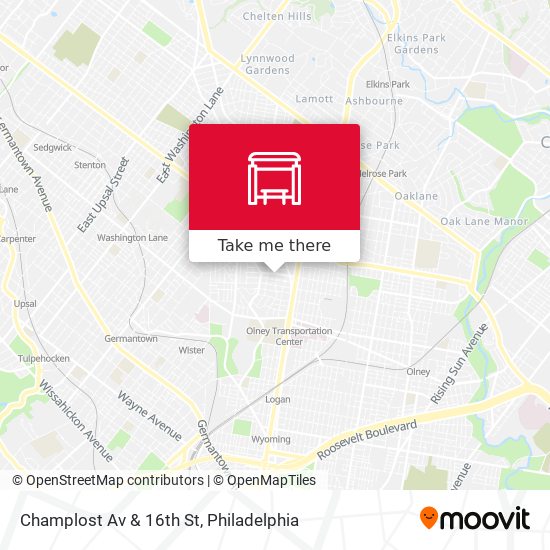 Mapa de Champlost Av & 16th St