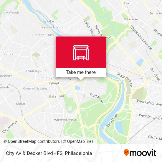 City Av & Decker Blvd - FS map