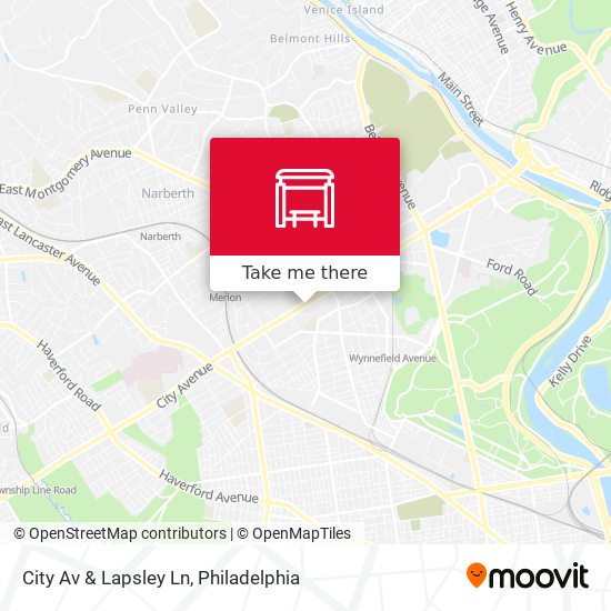 City Av & Lapsley Ln map