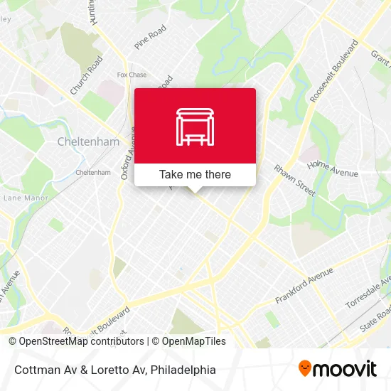 Mapa de Cottman Av & Loretto Av