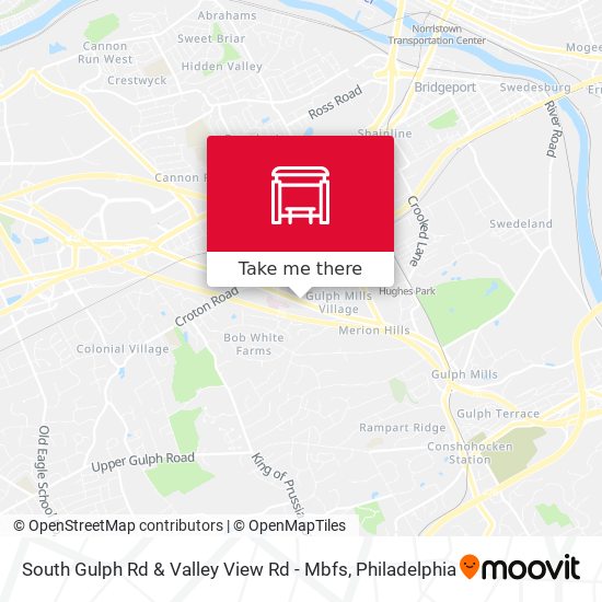 Mapa de South Gulph Rd & Valley View Rd - Mbfs