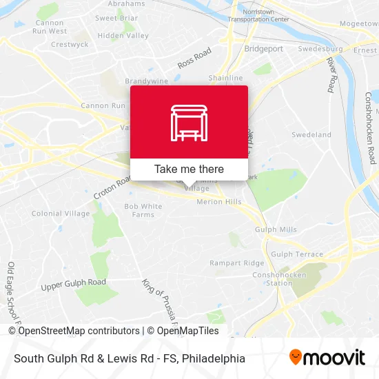 South Gulph Rd & Lewis Rd - FS map