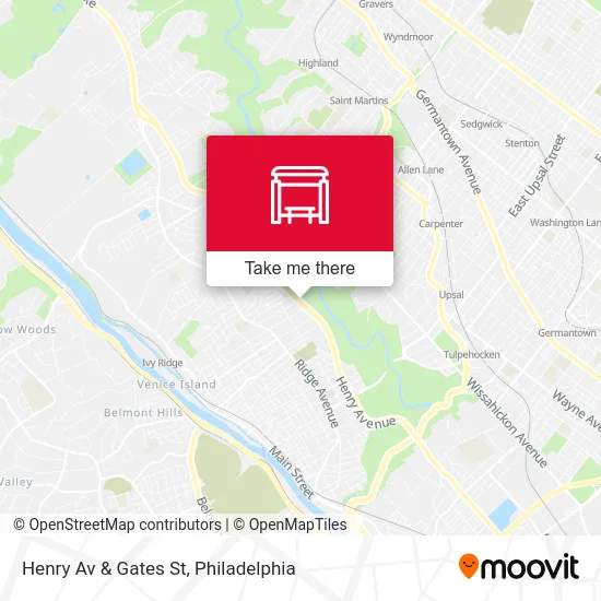 Henry Av & Gates St map