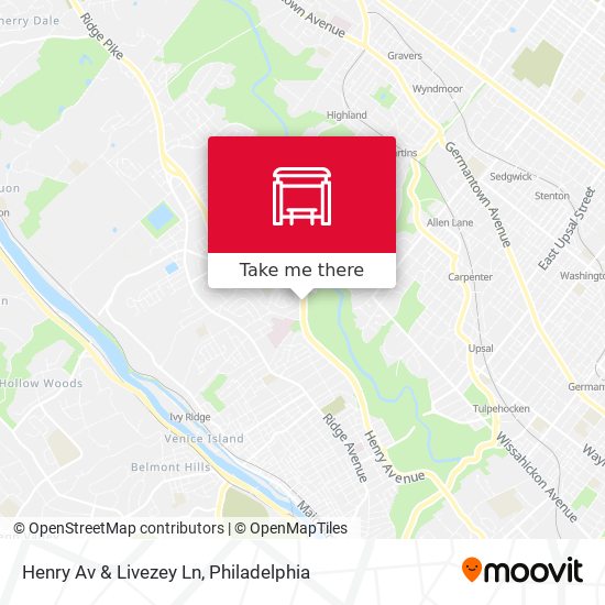 Henry Av & Livezey Ln map