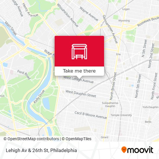 Lehigh Av & 26th St map
