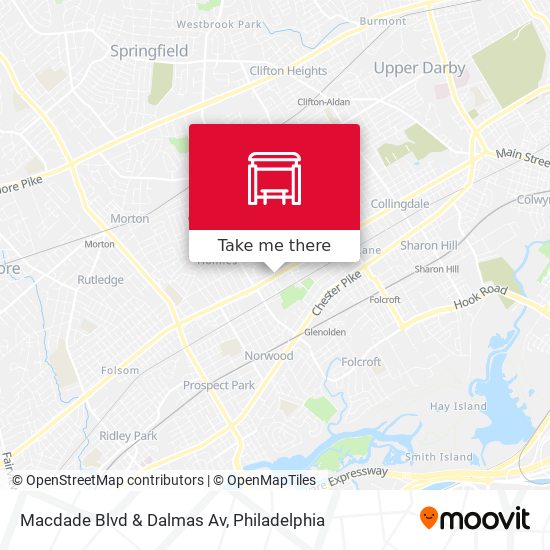 Macdade Blvd & Dalmas Av map