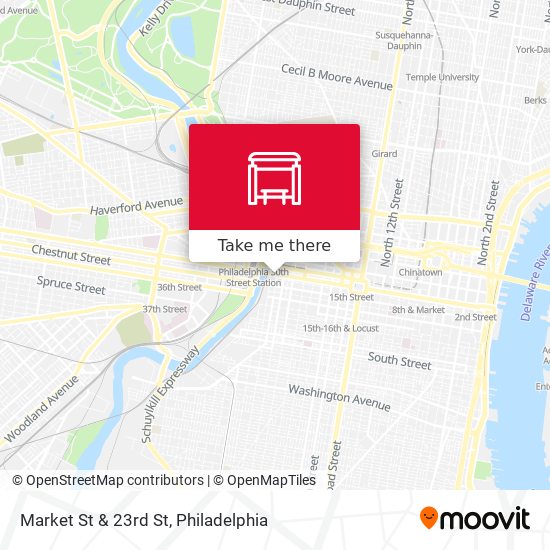 Market St & 23rd St map