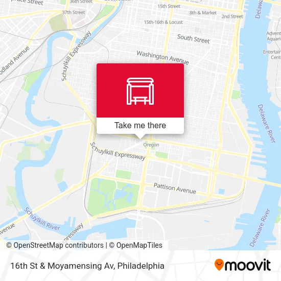 Mapa de 16th St & Moyamensing Av