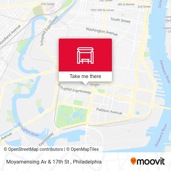 Moyamensing Av & 17th St map