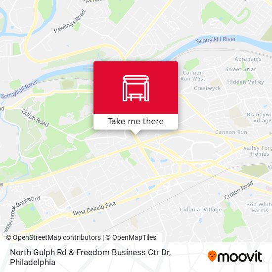 North Gulph Rd & Freedom Business Ctr Dr map