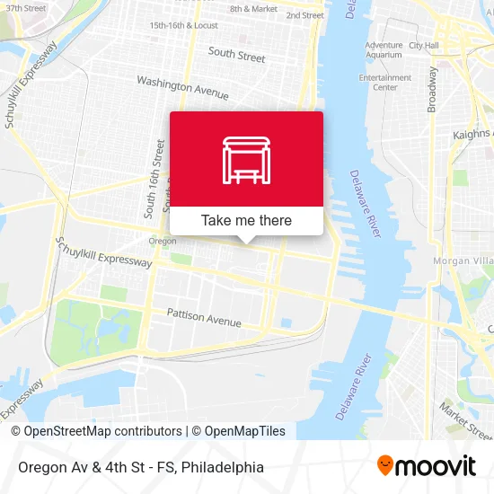 Oregon Av & 4th St - FS map