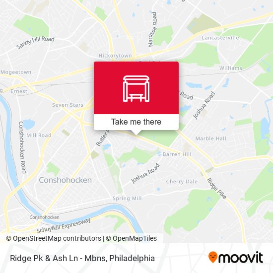 Mapa de Ridge Pk & Ash Ln - Mbns