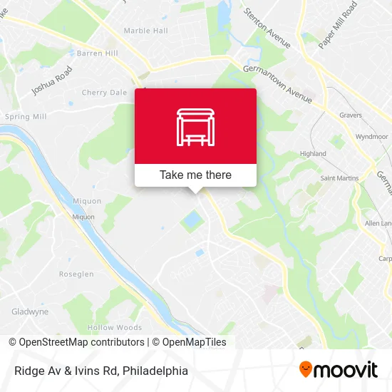 Mapa de Ridge Av & Ivins Rd