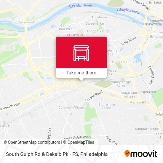 South Gulph Rd & Dekalb Pk - FS map