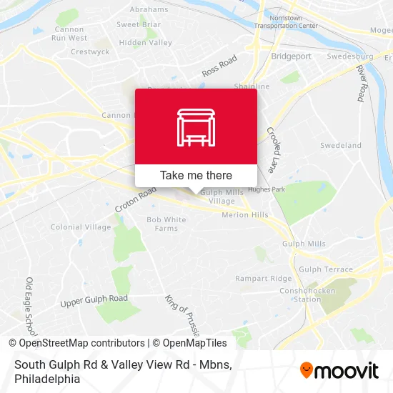 South Gulph Rd & Valley View Rd - Mbns map