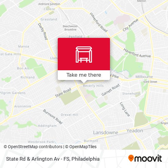 State Rd & Arlington Av - FS map