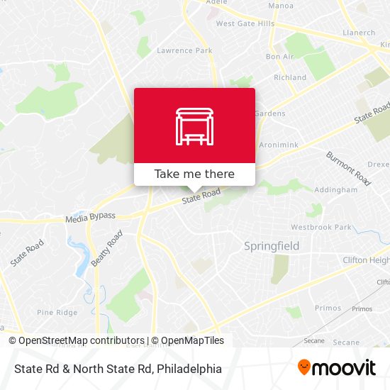 State Rd & North State Rd map