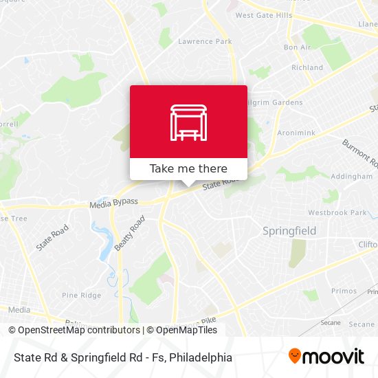 State Rd & Springfield Rd - Fs map