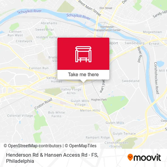 Henderson Rd & Hansen Access Rd - FS map