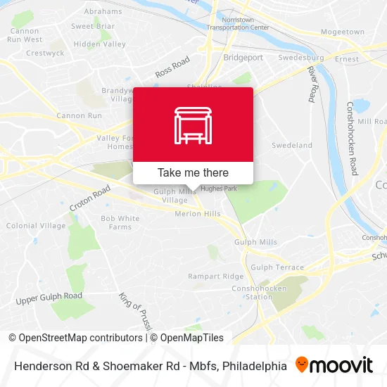 Henderson Rd & Shoemaker Rd - Mbfs map