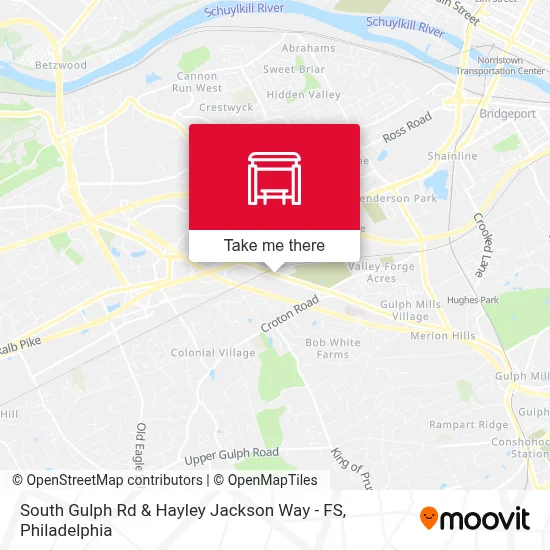 South Gulph Rd & Hayley Jackson Way - FS map