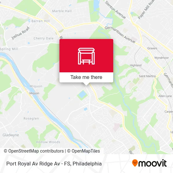 Port Royal Av Ridge Av - FS map