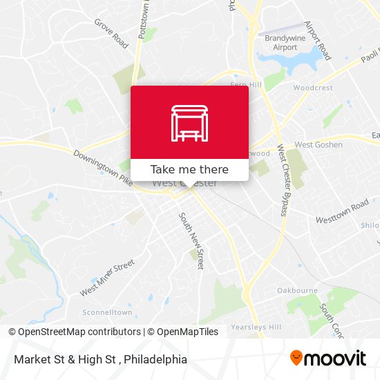 Market St & High St map