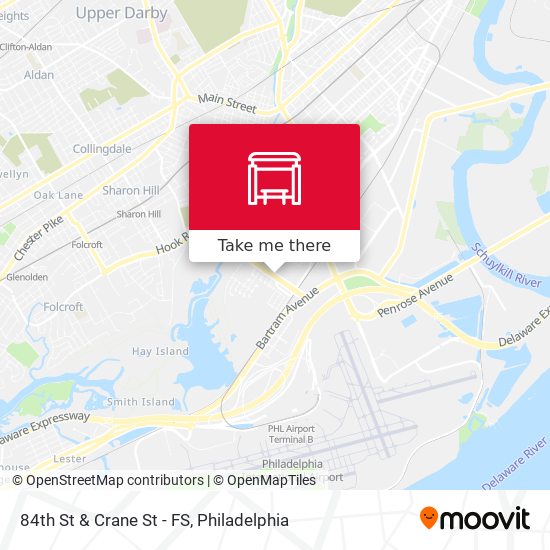 Mapa de 84th St & Crane St - FS
