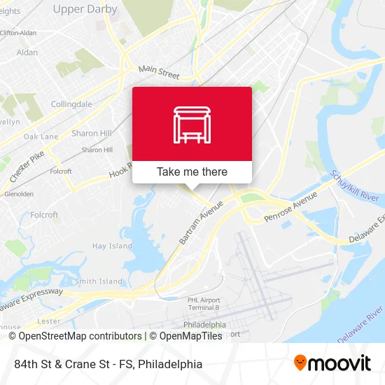 84th St & Crane St - FS map