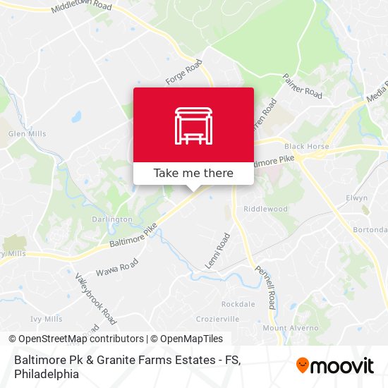 Baltimore Pk & Granite Farms Estates - FS map