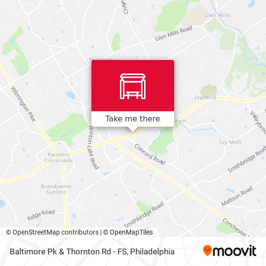 Mapa de Baltimore Pk & Thornton Rd - FS