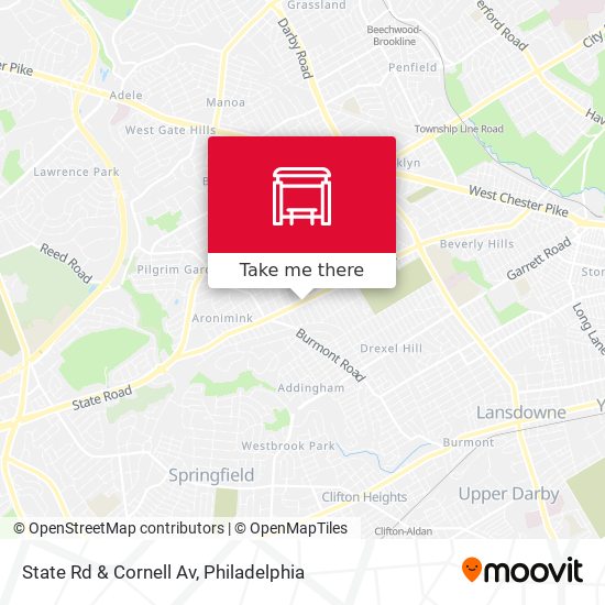 Mapa de State Rd & Cornell Av